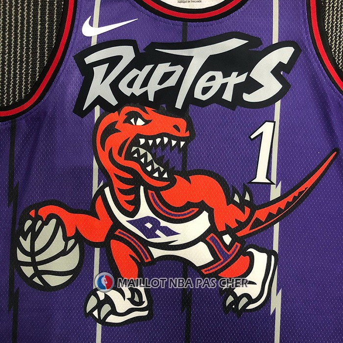 Maillot Tornto Raptors Tracy McGrady NO 1 Classic Edition Volet